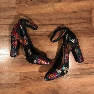 Vibrant Embroidered Heels